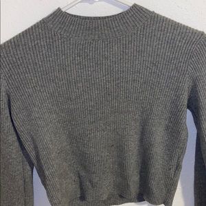 bandy melville Long sleeve cropped shirt